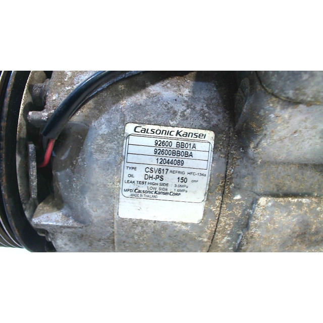 Pompe de climatisation Nissan Qashqai (J10) (2010 - présent) SUV 1.6 16V (HR16DE)