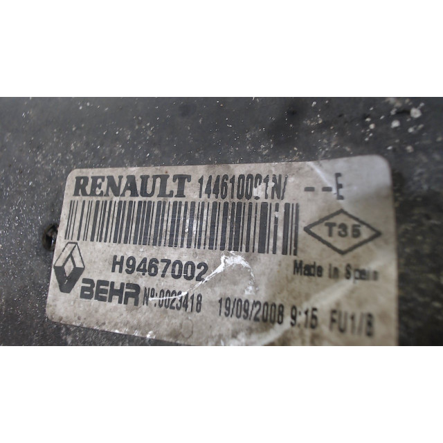 Radiateur d'échangeur thermique Renault Laguna III Estate (KT) (2007 - 2015) Combi 1.5 dCi 110 (K9K-780)