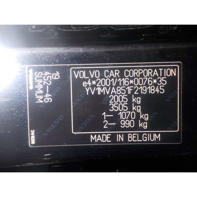 Amplificateur Volvo V40 (MV) (2014 - 2019) 2.0 D4 16V (D4204T14)