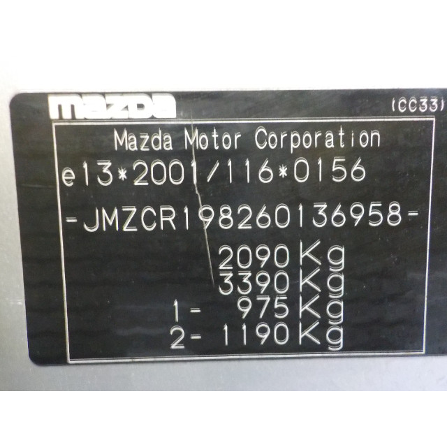 Démarreur Mazda 5 (CR19) (2005 - 2010) MPV 1.8i 16V (L823)