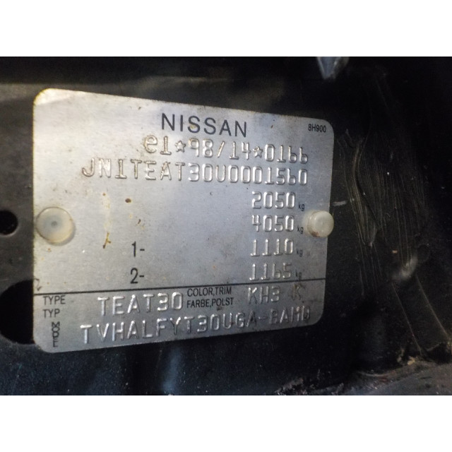 Panneau de commande - Chauffage Nissan/Datsun X-Trail (T30) (2003 - 2013) SUV 2.2 dCi 16V 4x2 (YD22ETi)