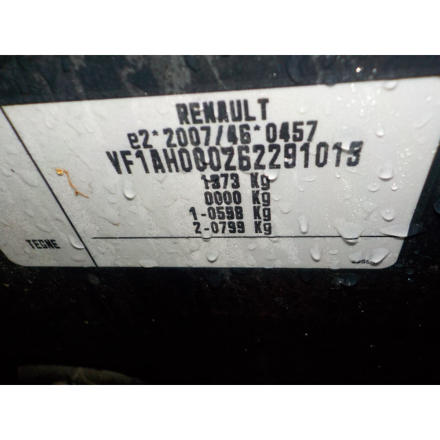 Moteur d'essuie-glaces de lunette arrière Renault Twingo III (AH) (2014 - présent) Hatchback 5-drs 1.0 SCe 70 12V (H4D-400(H4D-A4))