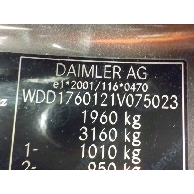 Ordinateur de gestion du moteur Mercedes-Benz A (W176) (2012 - présent) Hatchback 1.5 A-180 CDI, A-180d 16V (OM607.951(Euro 5)
