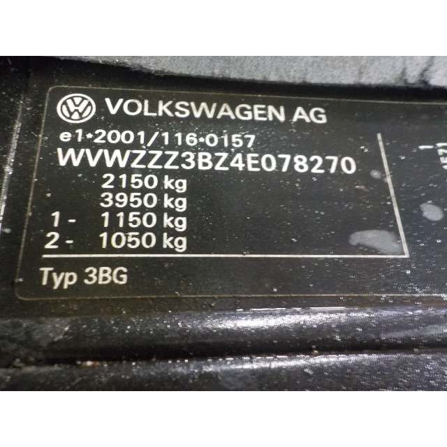 Airbag de volant Volkswagen Passat Variant (3B6) (2003 - 2005) Combi 2.5 TDI V6 24V (BDG)