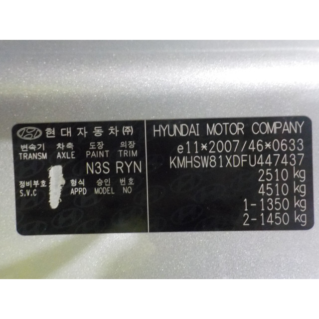Arbre de transmission arrière droit Hyundai Santa Fe III (DM) (2012 - présent) Santa Fe IV (DM) SUV 2.2 CRDi R 16V 4x4 (D4HB)