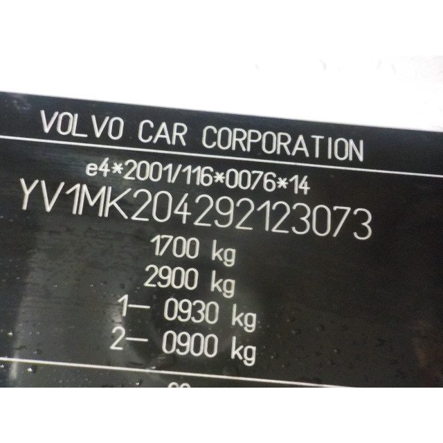 Aile avant gauche Volvo C30 (EK/MK) (2006 - présent) 1.6 16V (B4164S3)