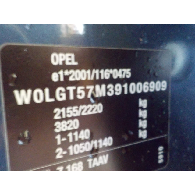 Panneau de commande - Vitres électriques Opel Insignia (2008 - présent) Sedan 2.0 CDTI 16V 160 Ecotec (A20DTH)