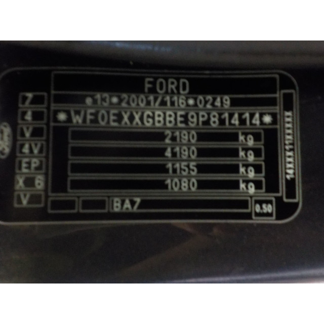Verrouillage central électrique de porte à mécanisme de verrouillage arrière droit Ford Mondeo IV (2007 - 2015) Hatchback 2.0 TDCi 140 16V (QXBA(Euro 3))