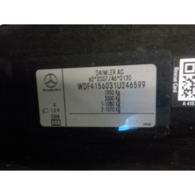 Pompe de climatisation Mercedes-Benz Citan (415.6) (2012 - présent) Citan Van 1.5 109 CDI (OM607.951(Euro 5)