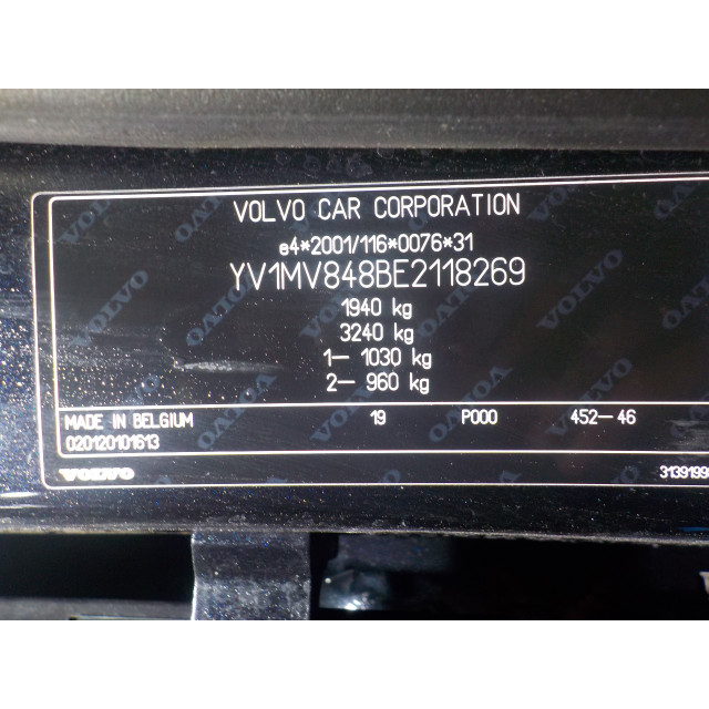 Affichage multifonction Volvo V40 (MV) (2012 - 2016) 1.6 D2 (D4162T)