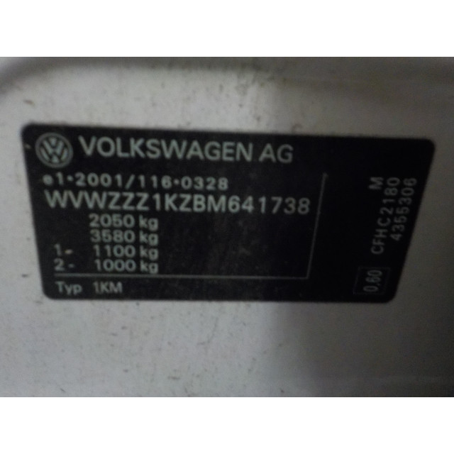 Lève-vitres électrique avant gouche Volkswagen Golf VI Variant (AJ5/1KA) (2009 - 2013) Combi 2.0 GTD 16V (CFHC(Euro 5))