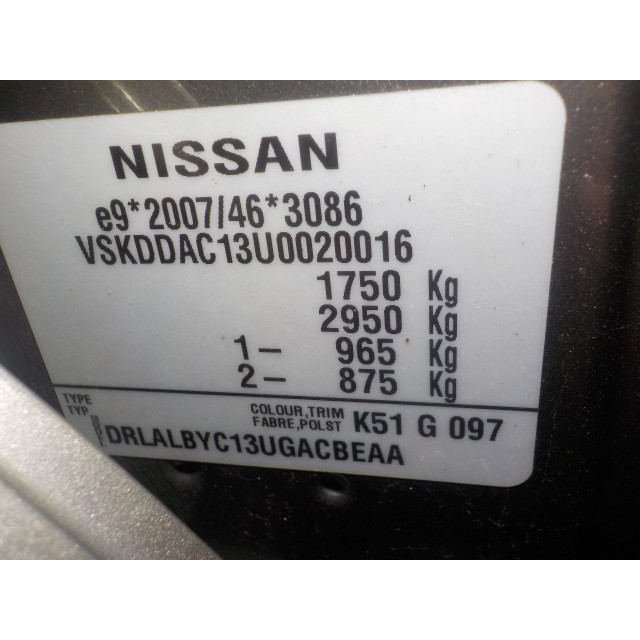 Arbre de transmission avant gauche Nissan/Datsun Pulsar (C13) (2014 - présent) Hatchback 1.2 12V DIG-T (HRA2)