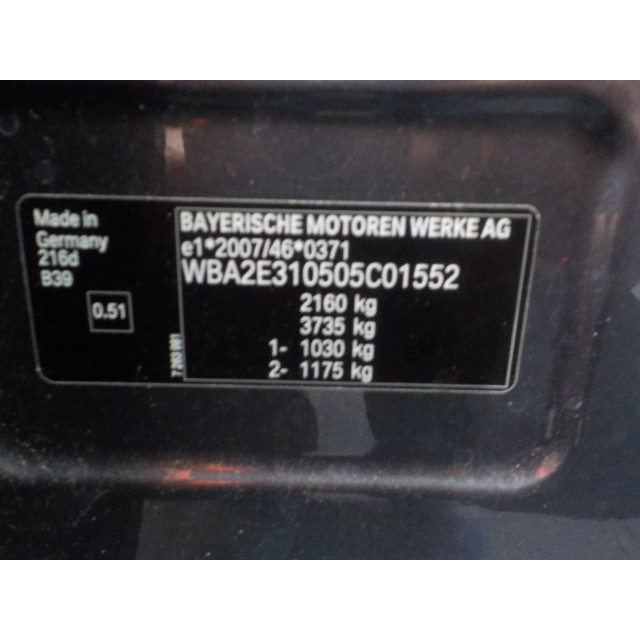Ceinture de sécurité arrière gauche BMW 2 serie Gran Tourer (F46) (2015 - présent) MPV 216d 1.5 TwinPower Turbo 12V (B37-C15A)
