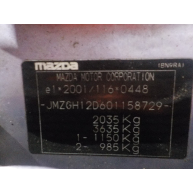 Moteur d'essuie-glaces de pare-brise Mazda 6 (GH12/GHA2) (2007 - 2010) Sedan 2.0 CiDT HP 16V (RF)