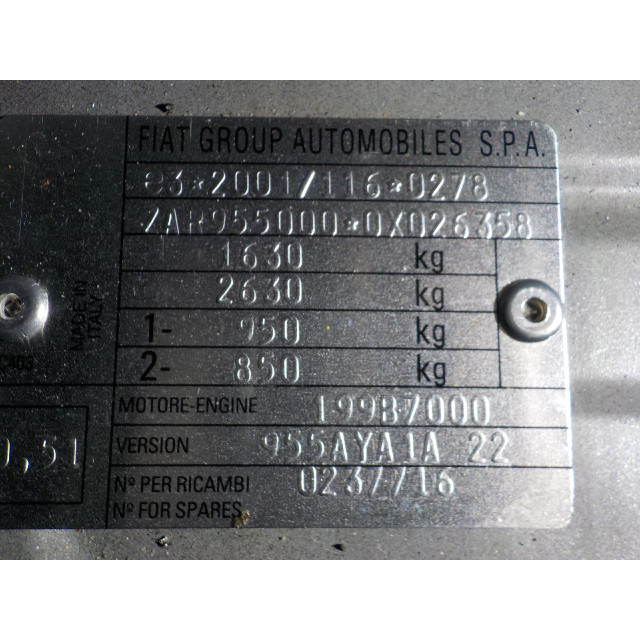 Commutateur de feu antibrouillard Alfa Romeo MiTo (955) (2013 - 2015) Hatchback 1.3 JTDm 16V (199.B.8000)