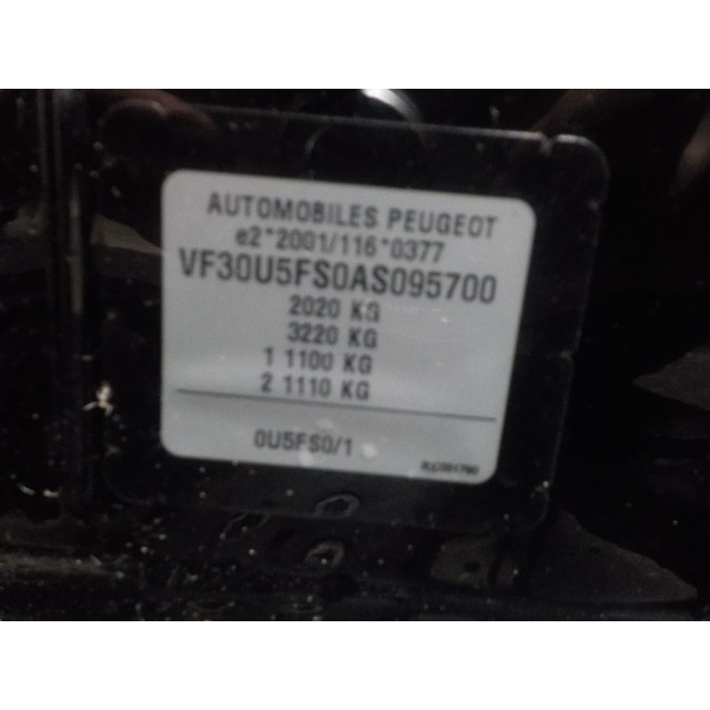 Dispositif de chauffage à résistance Peugeot 3008 I (0U/HU) (2009 - 2016) MPV 1.6 VTI 16V (EP6C(5FS))