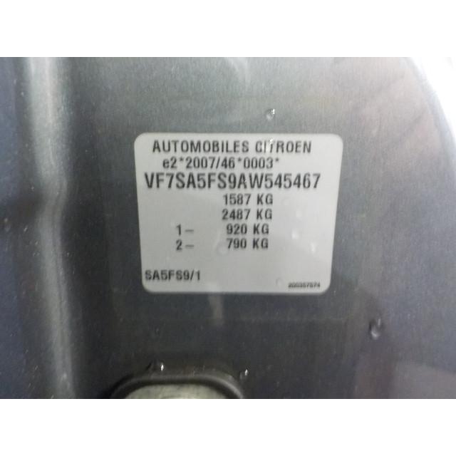 Fonctionnement du régulateur de vitesse Citroën DS3 (SA) (2010 - 2015) Hatchback 1.6 VTi 120 16V (EP6C(5FS))