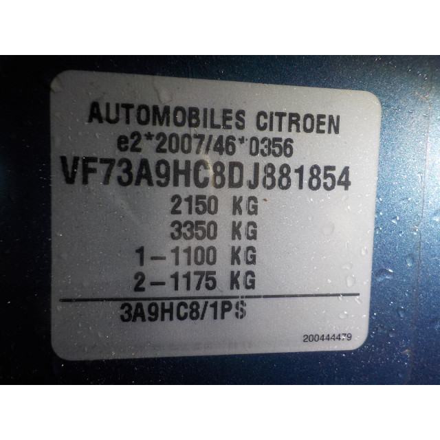 Arbre de transmission avant droit Citroën C4 Grand Picasso (3A) (2013 - 2018) MPV 1.6 HDiF, Blue HDi 115 (DV6C(9HC))