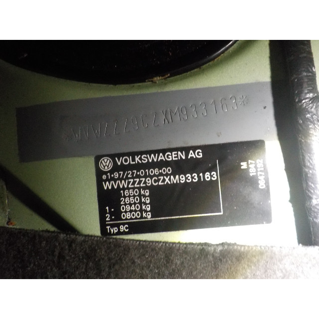 Radiateur de climatisation Volkswagen New Beetle (9C1/9G1) (1998 - 2010) Hatchback 3-drs 2.0 (AQY)