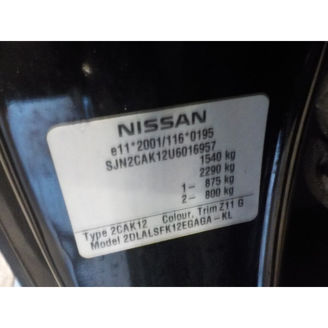 Amortisseur arrière droit Nissan Micra C+C (K12) (2005 - 2011) Cabrio 1.4 16V (CR14DE)