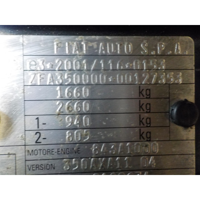 Pompe de climatisation Fiat Idea (350AX) (2004 - 2012) MPV 1.4 16V (843.A.1000)