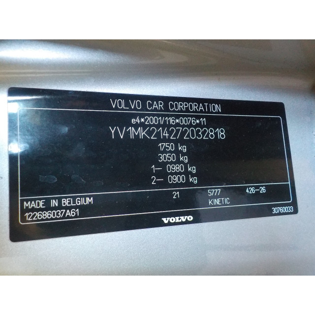 Lève-vitres électrique avant gouche Volvo C30 (EK/MK) (2006 - 2012) 1.8 16V (B4184S11)
