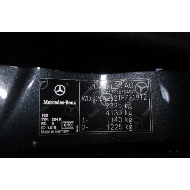 Capteur de pluie Mercedes-Benz C Estate (S204) (2009 - présent) Combi 3.0 C-350 CDI V6 24V 4-Matic (OM642.832)