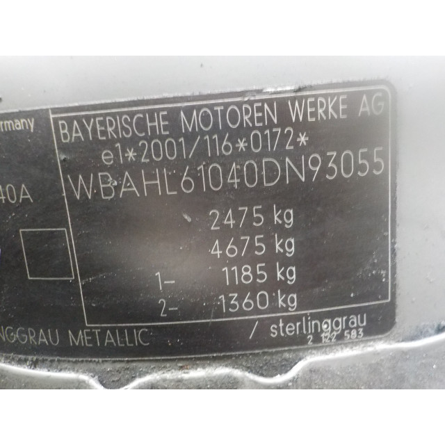 Mécanismes de verrouillage de porte de coffre/hayon électrique BMW 7 serie (E65/E66/E67) (2005 - 2008) Sedan 740i,Li 4.0 32V (N62-B40A)