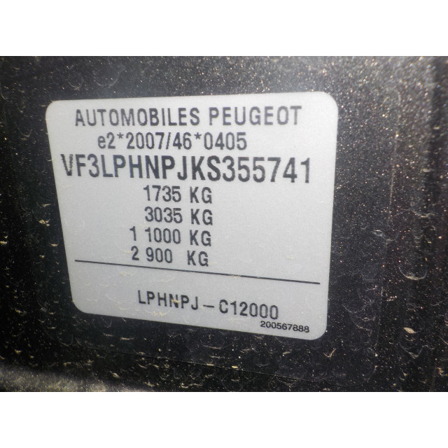 Bouchon de réservoir de carburant Peugeot 308 (L3/L8/LB/LH/LP) (2013 - 2021) Hatchback 5-drs 1.2 12V e-THP PureTech 110 (EB2ADT(HNP))