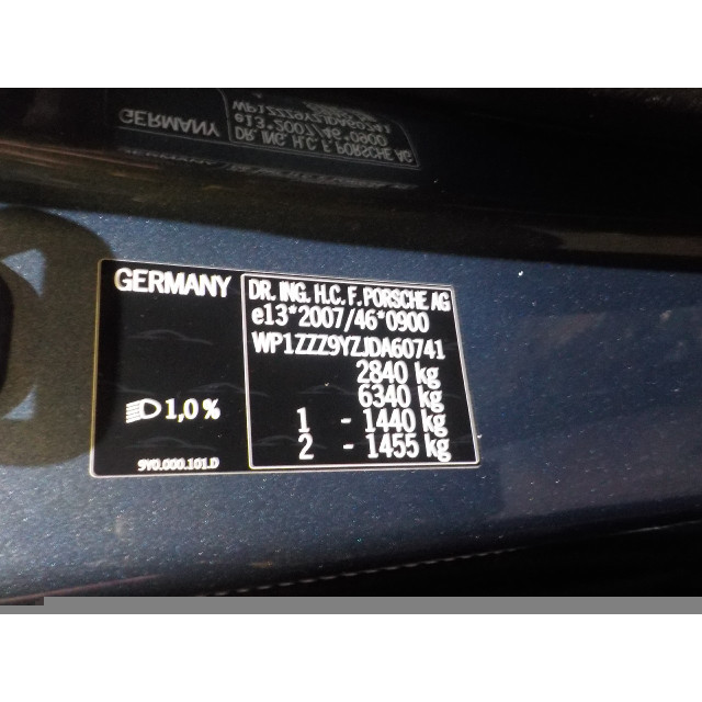 Lève-vitres électrique arrière gauche Porsche Cayenne III (9YA) (2017 - présent) SUV 2.9 Biturbo V6 24V S (MDC.AB)
