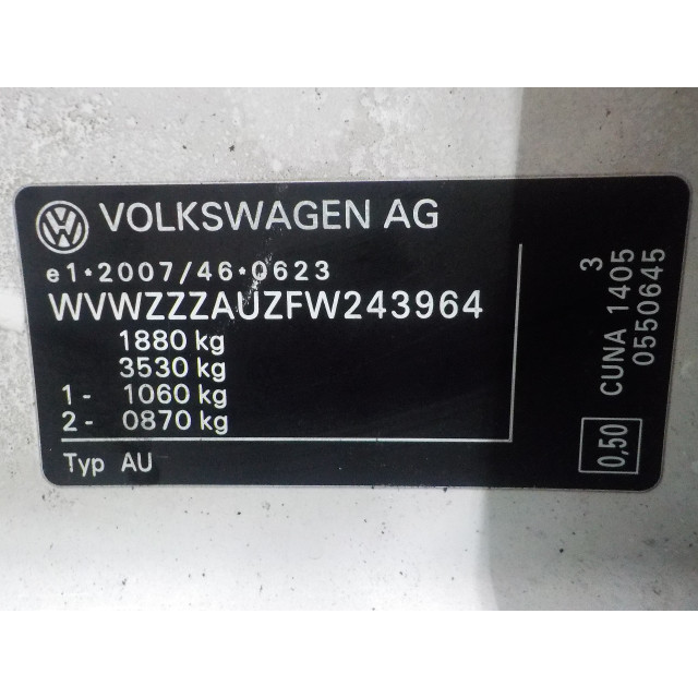 Trappe de réservoir de carburant Volkswagen Golf VII (AUA) (2013 - 2020) Hatchback 2.0 GTD 16V (CUNA)