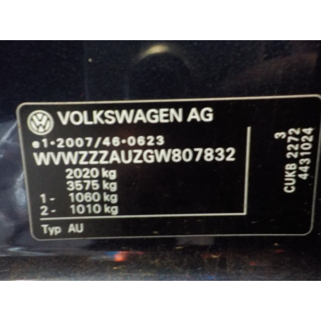 Ordinateur de la siege Volkswagen Golf VII (AUA) (2014 - 2020) Hatchback 1.4 GTE 16V (CUKB)