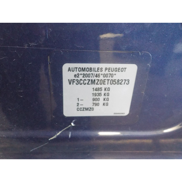 Arbre de transmission avant gauche Peugeot 208 I (CA/CC/CK/CL) (2012 - 2019) Hatchback 1.0 Vti 12V PureTech (EB0(ZMZ))