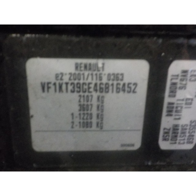 Ceinture de sécurité avant droite Renault Laguna III Estate (KT) (2008 - 2015) Combi 5-drs 2.0 dCi 16V 175 FAP (M9R-800)