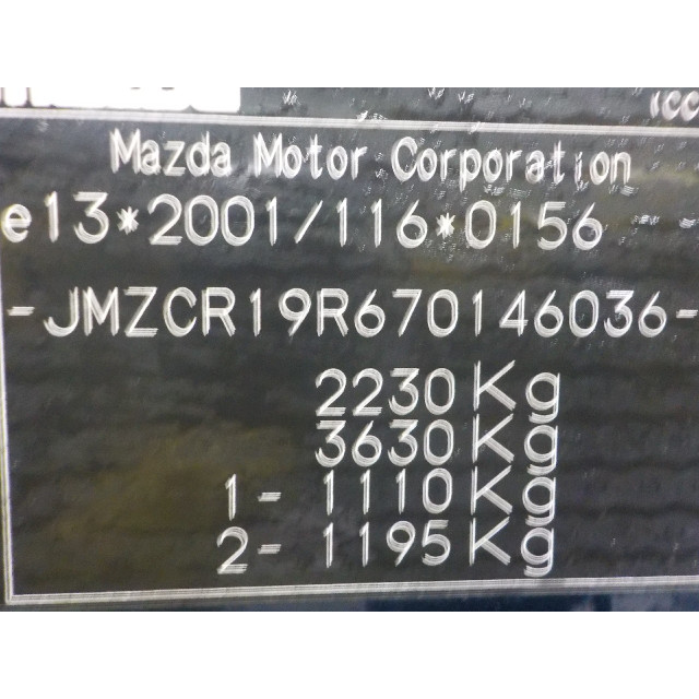 Démarreur Mazda 5 (CR19) (2005 - 2010) MPV 2.0 CiDT 16V High Power (RF7J)