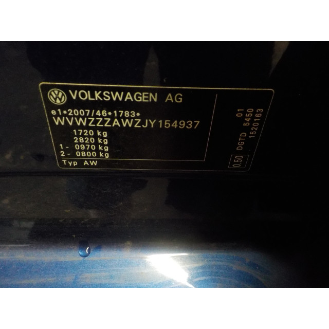Ordinateur de gestion du moteur Volkswagen Polo VI (AW1) (2017 - 2021) Hatchback 5-drs 1.6 TDI 16V 95 (DGTD)