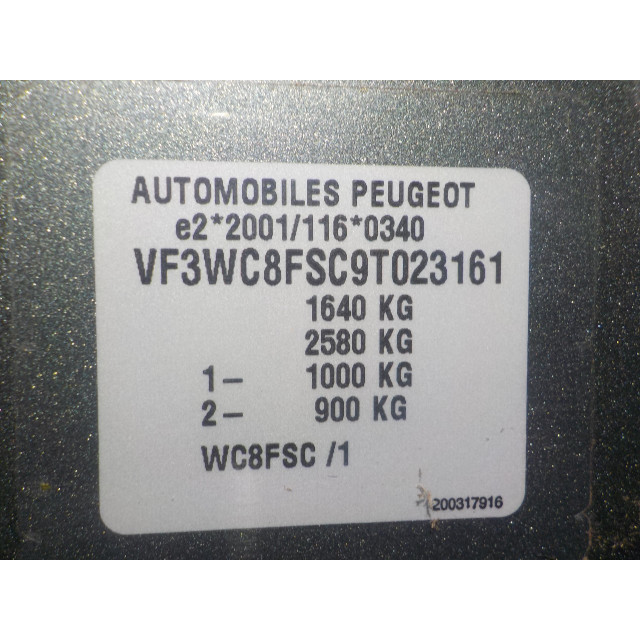 Pompe de climatisation Peugeot 207/207+ (WA/WC/WM) (2007 - 2013) Hatchback 1.4 16V Vti (EP3(8FS))