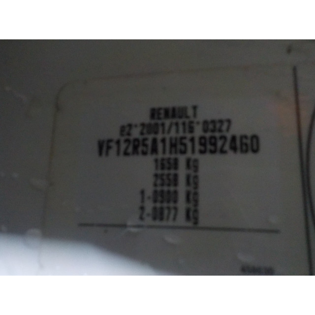 Boîte à gants Renault Captur (2R) (2013 - présent) SUV 0.9 Energy TCE 12V (H4B-400(H4B-A4))