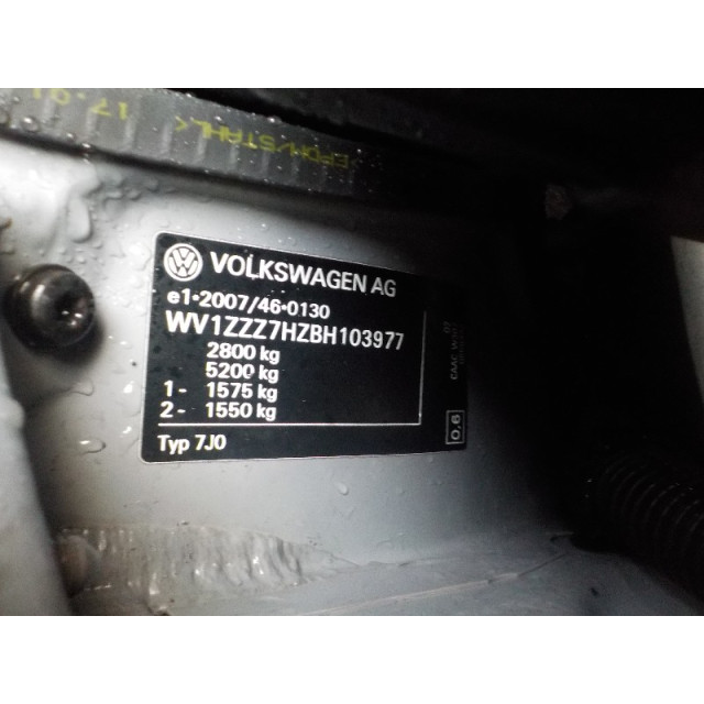 Débitmètre d'air massique Volkswagen Transporter T5 (2009 - 2015) Van 2.0 TDI DRF (CAAC(Euro 5))