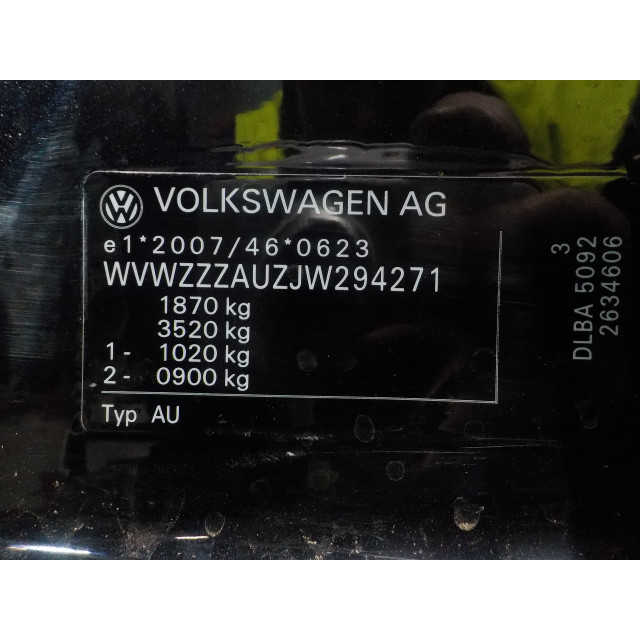 Soufflets de levier de vitesses Volkswagen Golf VII (AUA) (2017 - 2020) Hatchback 2.0 GTI 16V Performance Package (DLBA)