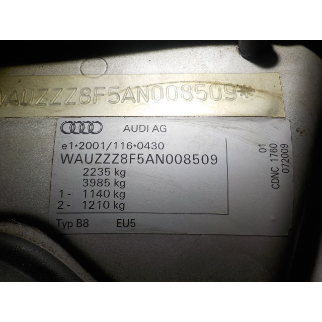 Commutateur de rétroviseurs électriques Audi A5 Cabrio (8F7) (2009 - 2013) Cabrio 2.0 TFSI 16V Quattro (CDNC(Euro 5))